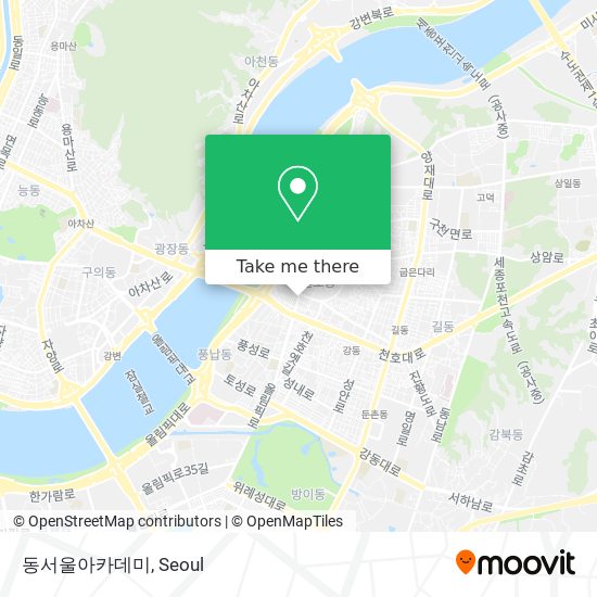 동서울아카데미 map