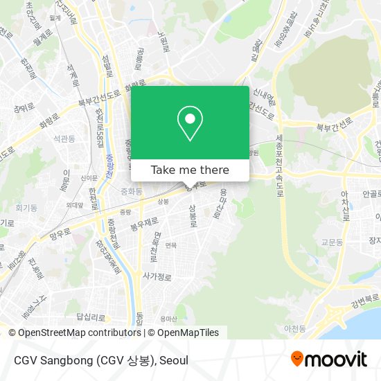 CGV Sangbong (CGV 상봉) map