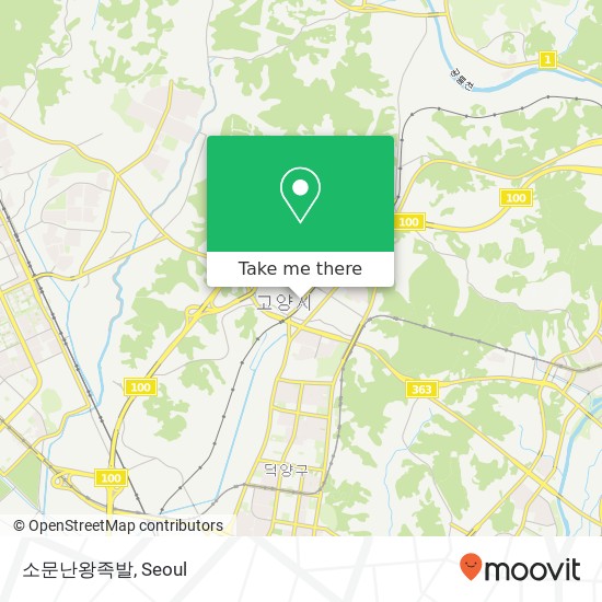 소문난왕족발 map