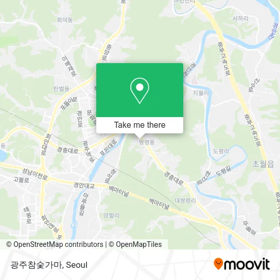 광주참숯가마 map