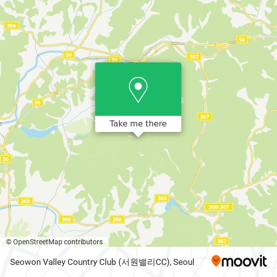 Seowon Valley Country Club (서원밸리CC) map