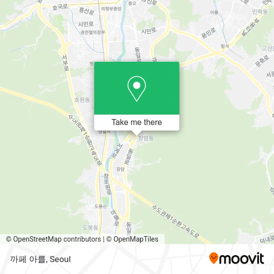 까페 아를 map