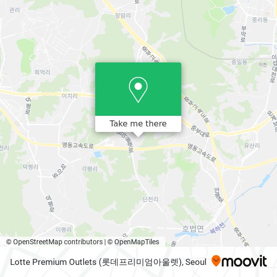 Lotte Premium Outlets (롯데프리미엄아울렛) map