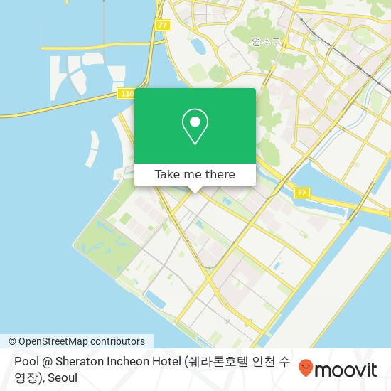 Pool @ Sheraton Incheon Hotel (쉐라톤호텔 인천 수영장) map