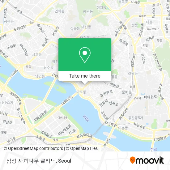 삼성 사과나무 클리닉 map
