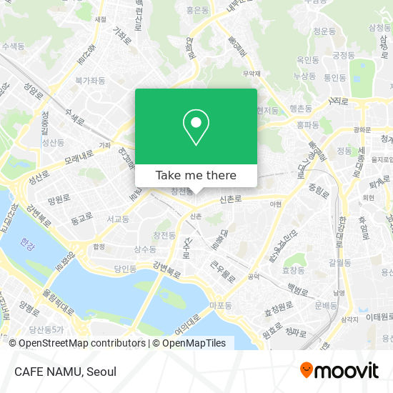 CAFE NAMU map