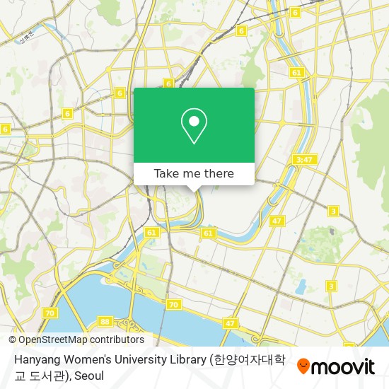 Hanyang Women's University Library (한양여자대학교 도서관) map