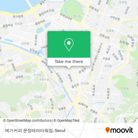 메가커피 문정테라타워점 map