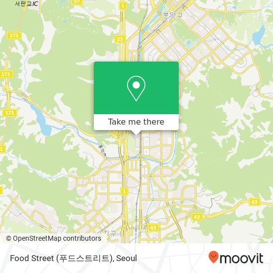 Food Street (푸드스트리트) map