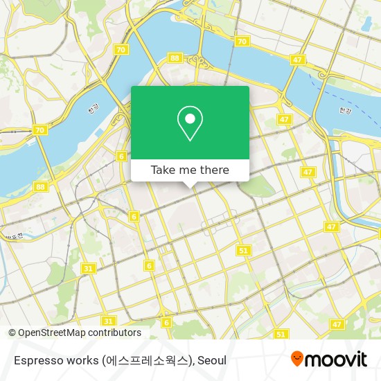 Espresso works (에스프레소웍스) map