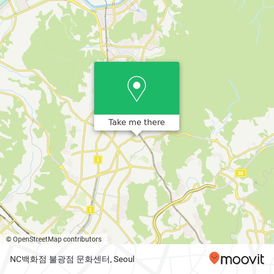 NC백화점 불광점 문화센터 map