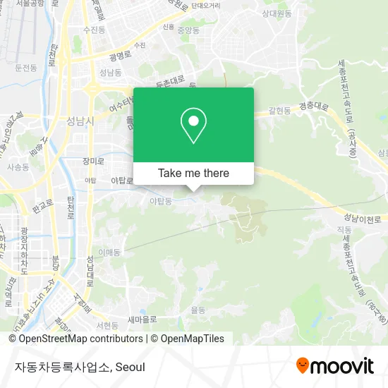 자동차등록사업소 map