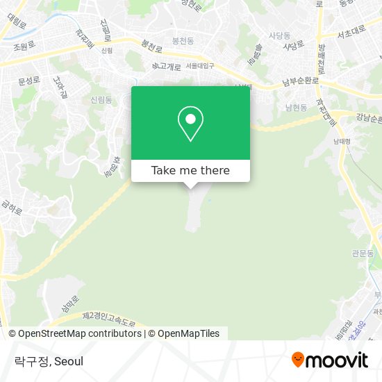 락구정 map