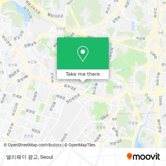 앨리웨이 광교 map