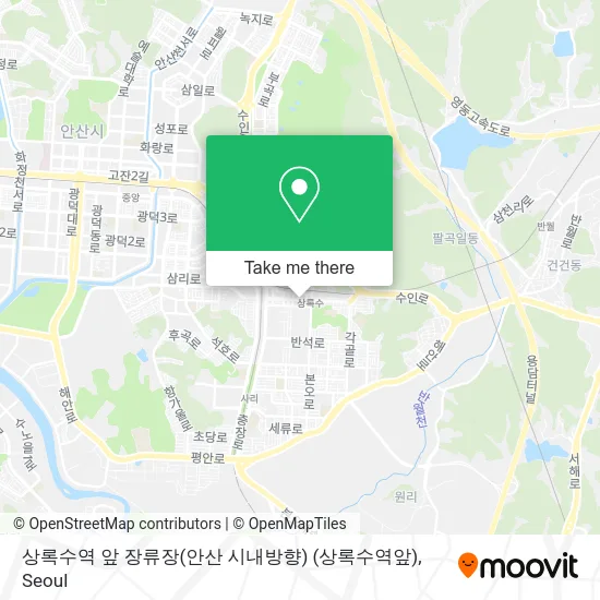 상록수역 앞 장류장(안산 시내방향) (상록수역앞) map