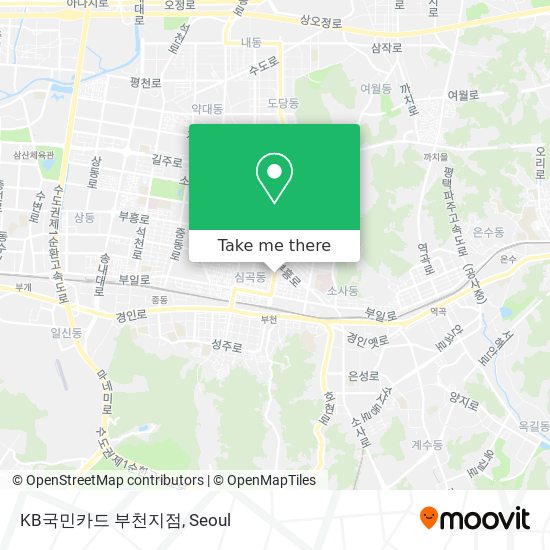 KB국민카드 부천지점 map