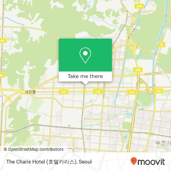 The Charis Hotel (호텔카리스) map