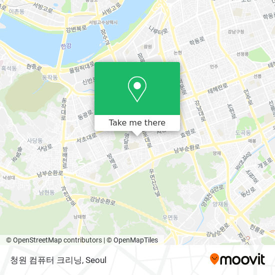 청원 컴퓨터 크리닝 map