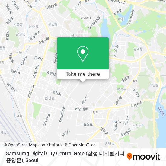 Samsumg Digital City Central Gate (삼성 디지털시티 중앙문) map