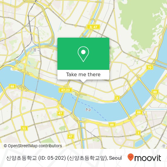 신양초등학교 (ID: 05-202) (신양초등학교앞) map