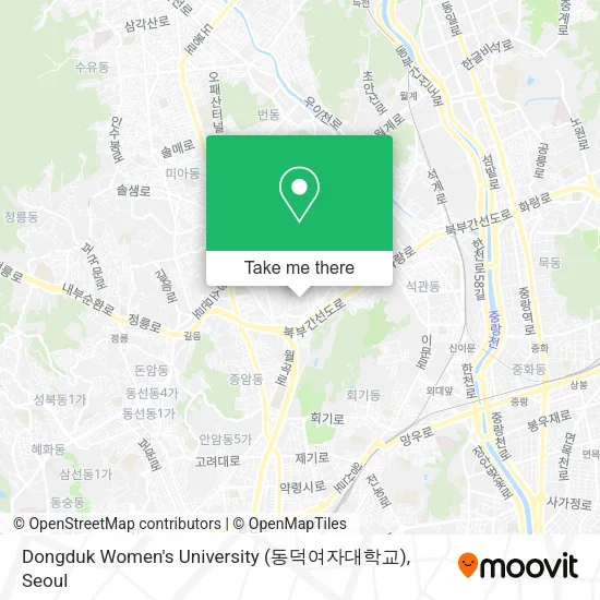 Dongduk Women's University (동덕여자대학교) map