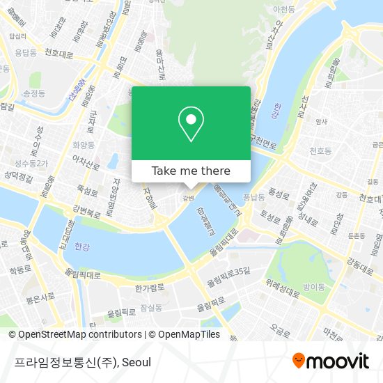 프라임정보통신(주) map