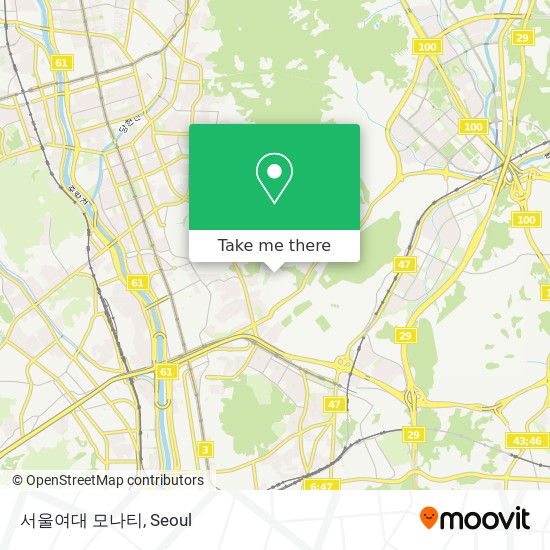 서울여대 모나티 map