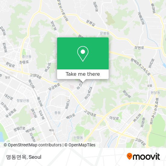 명동면옥 map