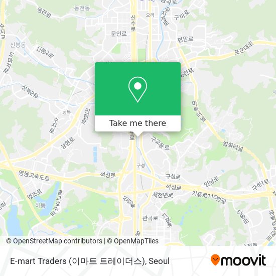 E-mart Traders (이마트 트레이더스) map