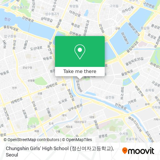 Chungshin Girls' High School (정신여자고등학교) map