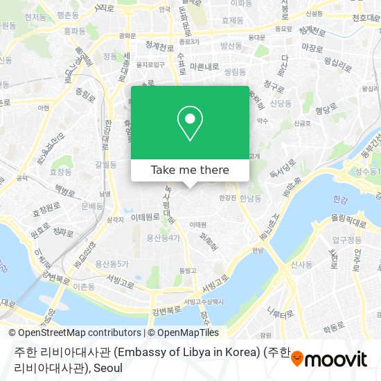 주한 리비아대사관 (Embassy of Libya in Korea) (주한 리비아대사관) map