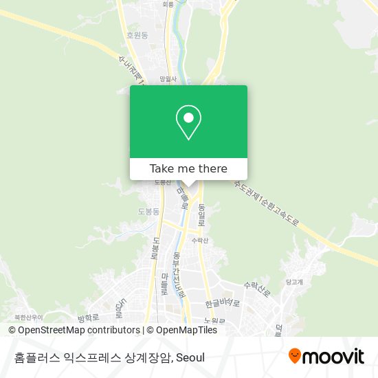 홈플러스 익스프레스 상계장암 map