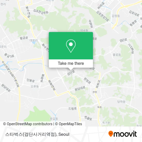 스타벅스(검단사거리역점) map