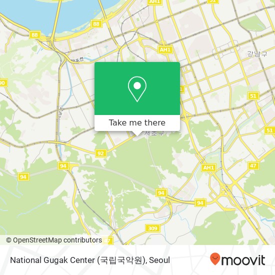 National Gugak Center (국립국악원) map