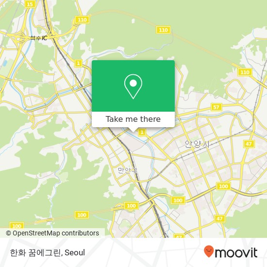 한화 꿈에그린 map