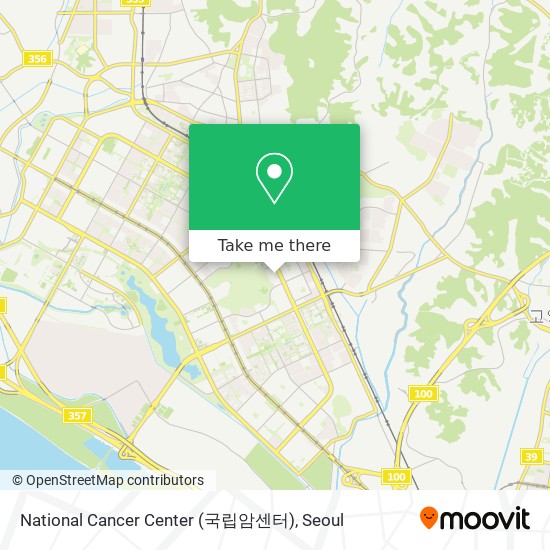 National Cancer Center (국립암센터) map