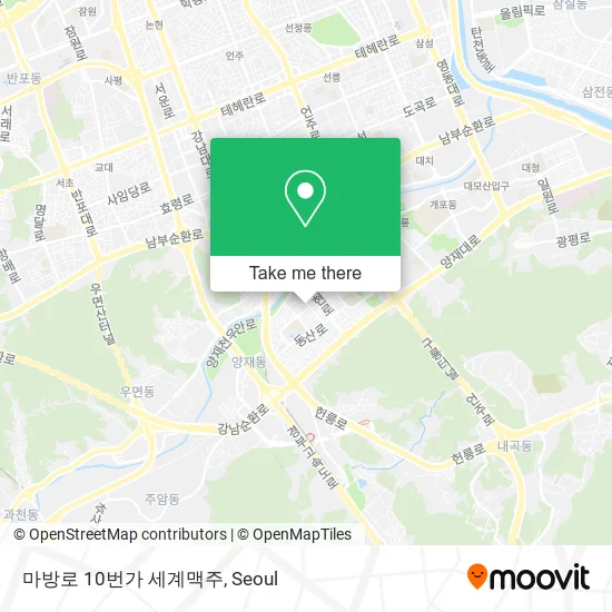 마방로 10번가 세계맥주 map