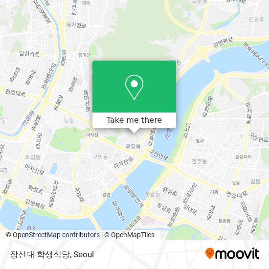 장신대 학생식당 map