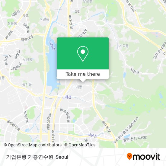 기업은행 기흥연수원 map