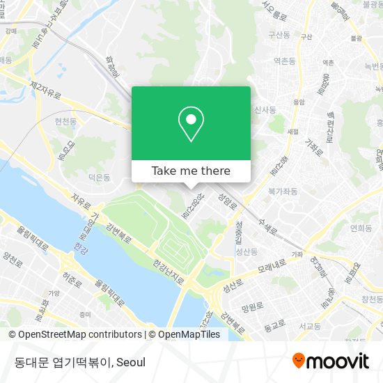 동대문 엽기떡볶이 map