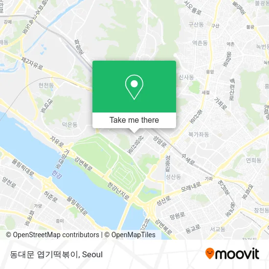 동대문 엽기떡볶이 map