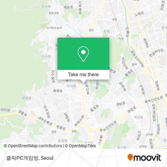 클릭PC게임방 map