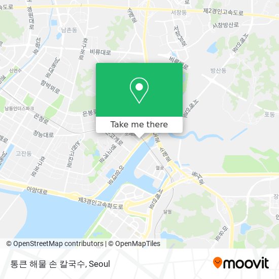 통큰 해물 손 칼국수 map