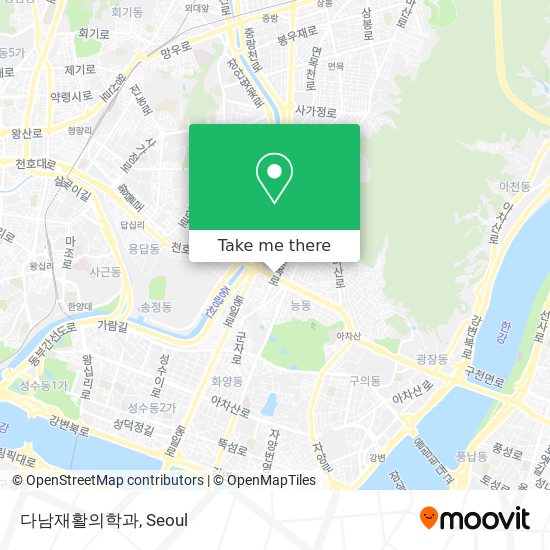 다남재활의학과 map