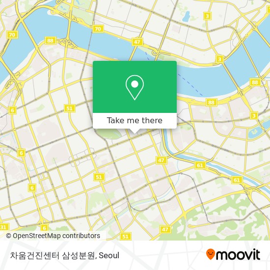 차움건진센터 삼성분원 map
