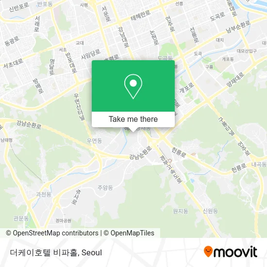 더케이호텔 비파홀 map