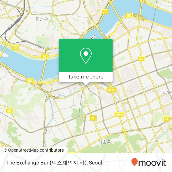 The Exchange Bar (익스체인지 바) map