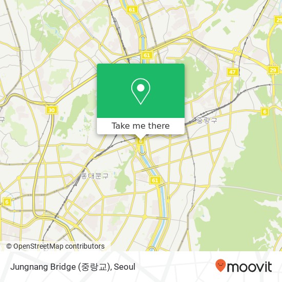 Jungnang Bridge (중랑교) map