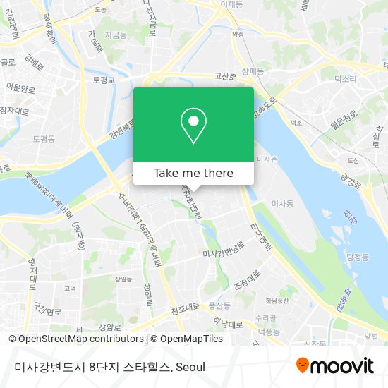 미사강변도시 8단지 스타힐스 map