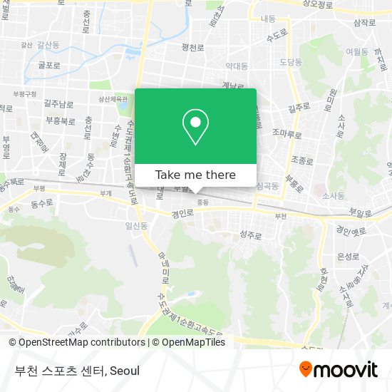 부천 스포츠 센터 map